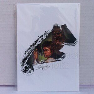 Disney Parks Star Wars Postcard WonderGround The Rebel Within J Scott Campbell